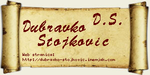 Dubravko Stojković vizit kartica